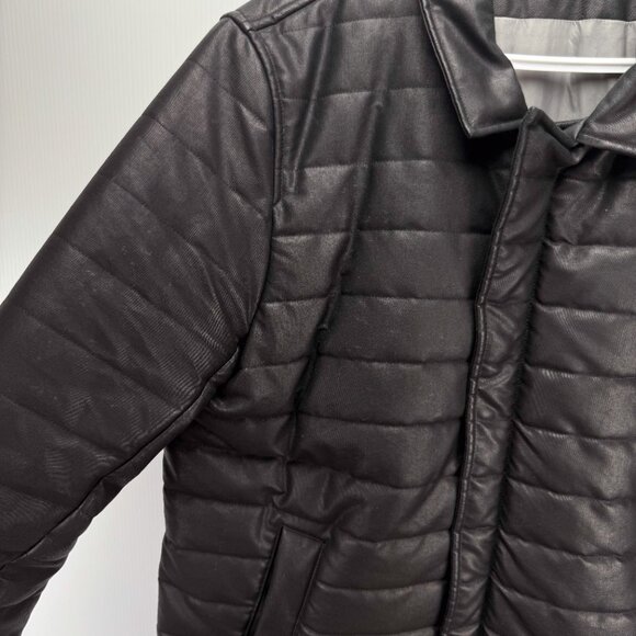 M0851 Insulated Water Resistant Quilted Blackβ Puffer Jacket Size L - Picture 8 of 12